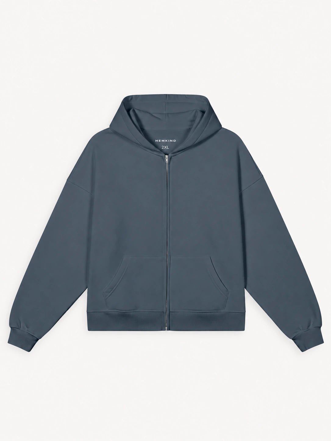 440GSM Uniseks hoodie met rits van zware stof
