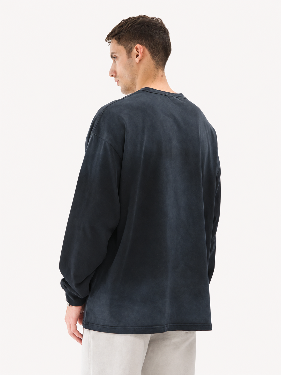 260GSM Unisex Oversized Sun Faded Long Sleeve Top