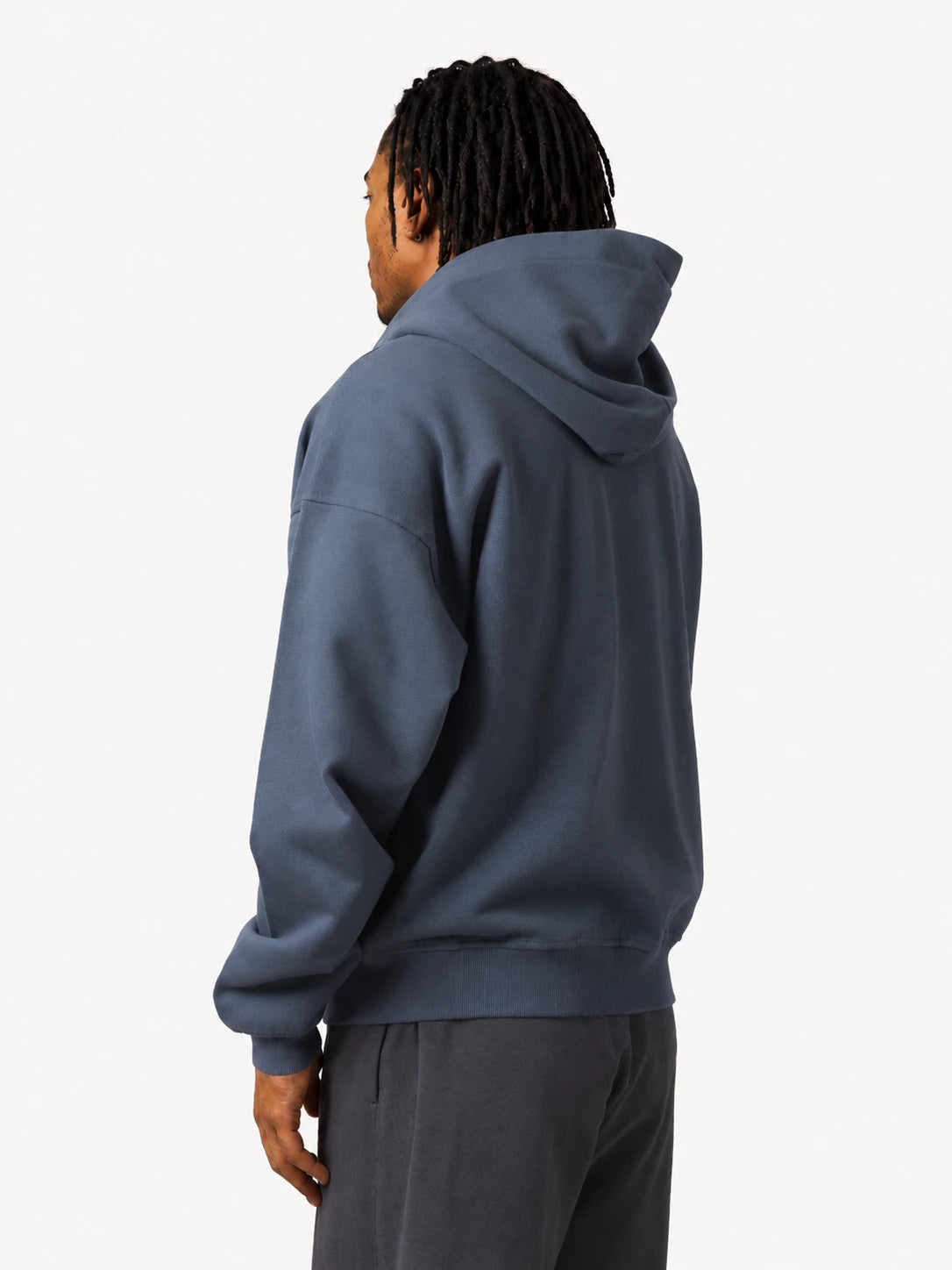 440GSM Uniseks hoodie met rits van zware stof