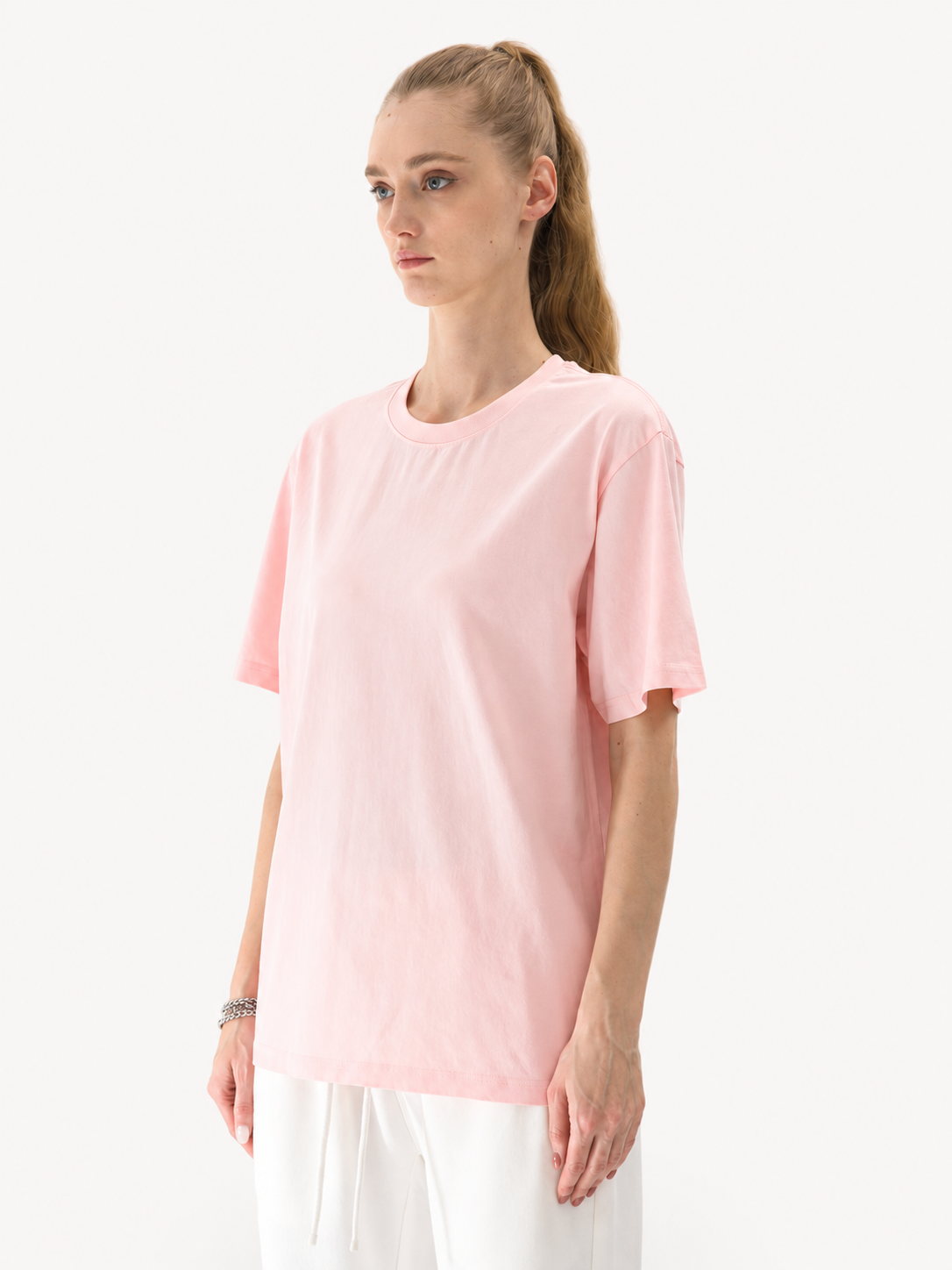 240GSM Uniseks T-shirt met ronde hals en klassieke pasvorm